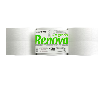 Papel Higiénico Renova Jumbo 12 Rolos x 180m