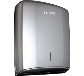 Dispensador de Toalhas de Mão Elegance ABS Cinza