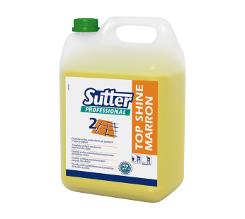 Sutter Top Shine Marron 5Kg – Cera Acrílica Auto Brilhante para Pavimentos de Madeira e Cortiça