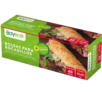 Bayeco Saco e Sandes 22×35 (40 Sacos)