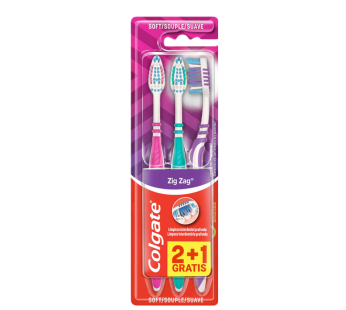 Colgate Zig Zag 3un – Escova de Dentes
