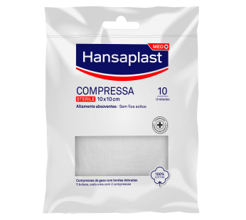 Hansaplast Compressas Esterilizadas – 10cm