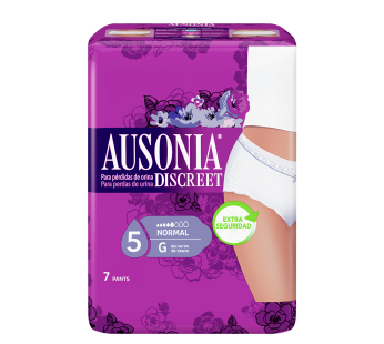 Ausonia Discreet Cuecas Tamanho Grande – 7 Unidades