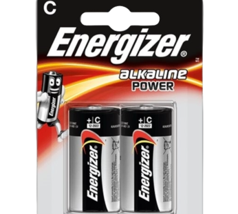 Energizer Pilhas Alcalinas C – 2 Pilhas