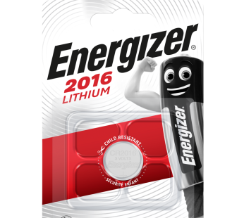 Energizer Pilhas de Lítio CR2016 – 1 Pilha