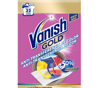 Vanish Gold 12 Toalhitas de Proteção de Cores