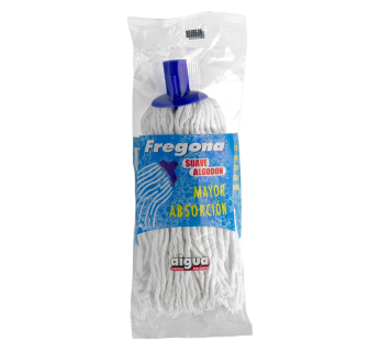 Esfregona de Algodão Branco 160g