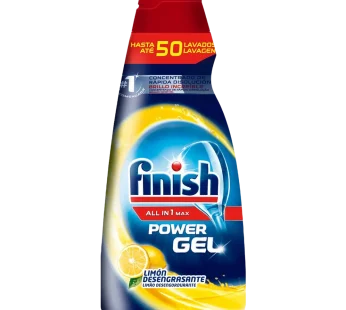 Finish Power Gel All in One Limão – 50 Lavagens