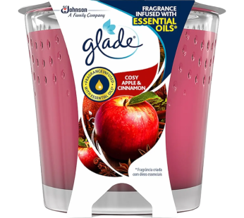 Glade Vela Aromática Maçã e Canela 129gr