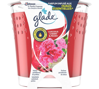 Glade Vela Aromática Cereja e Peónia 129gr