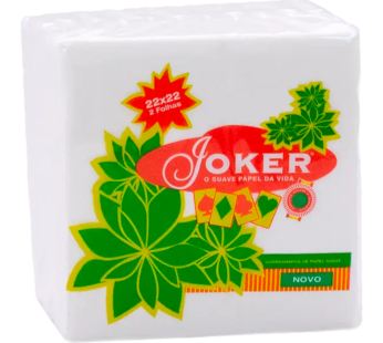 Guardanapos 22x22cm Folha Dupla Joker