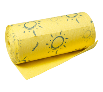 Rolo de Pano Vileda Seca Mais Amarelo – 25cm x 10m