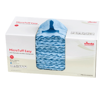 Pano Vileda MicroTuff Easy Azul – 50 panos