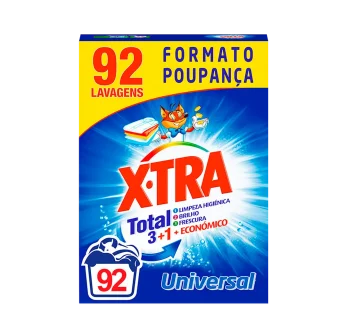 X-Tra Detergente Pó Universal 92 Doses