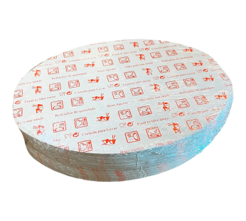 Tampas para Forma Redonda 750ml 100 Unidades