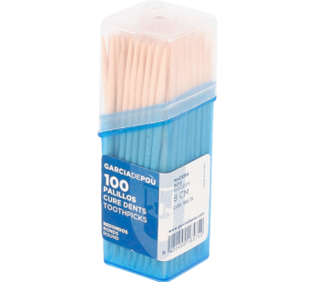 Palitos de Madeira Redondos – 100 Palitos