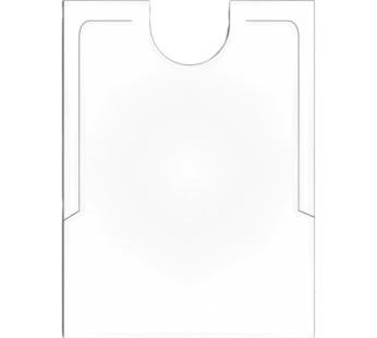 Babetes para Adulto 38,3x48cm Branco CPE – 500 Unidades