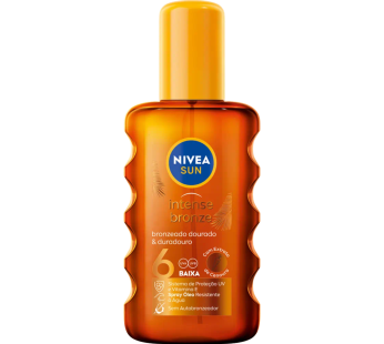 Nivea Sun Spray Óleo Intense Bronze FP6 200ml
