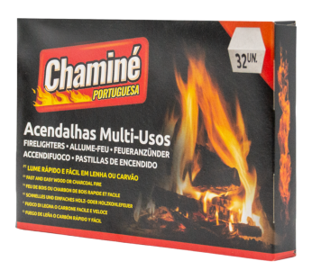 Acendalhas Chaminé Portuguesa – 32 Cubos