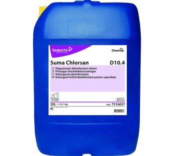 Diversey Suma Chlorsan D10.4 20l – Detergente Desinfetante