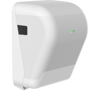 Dispensador de Toalhas de Mão Auto-Corte Eco Luxe ABS Branco