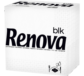 Guardanapos Renova Black 2 Folhas 39x39cm 75 Guardanapos
