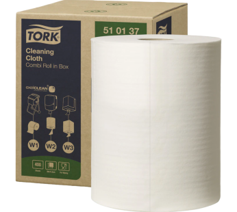 Tork Rolo de Panos de Limpeza de Alta Resistência – 152m – Branco