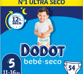 Dodot Bebé Seco T5 – 54 Fraldas