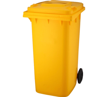 Contentor 120l com Rodas – Amarelo