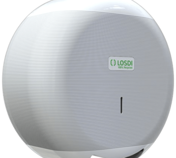 Dispensador de Papel Higiénico Maxi Jumbo Eco-Luxe Branco