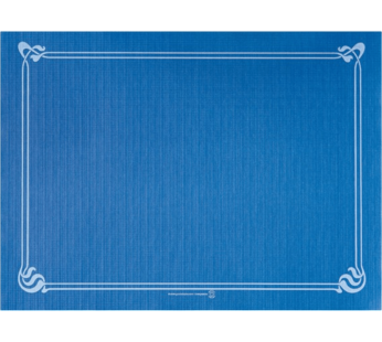 Toalhetes de Mesa 31 x 43cm – Azul Marinho com Orla – 500 Toalhetes