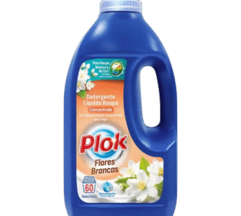 Plok Detergente Roupa Flores Brancas 3Lt – 60 Doses